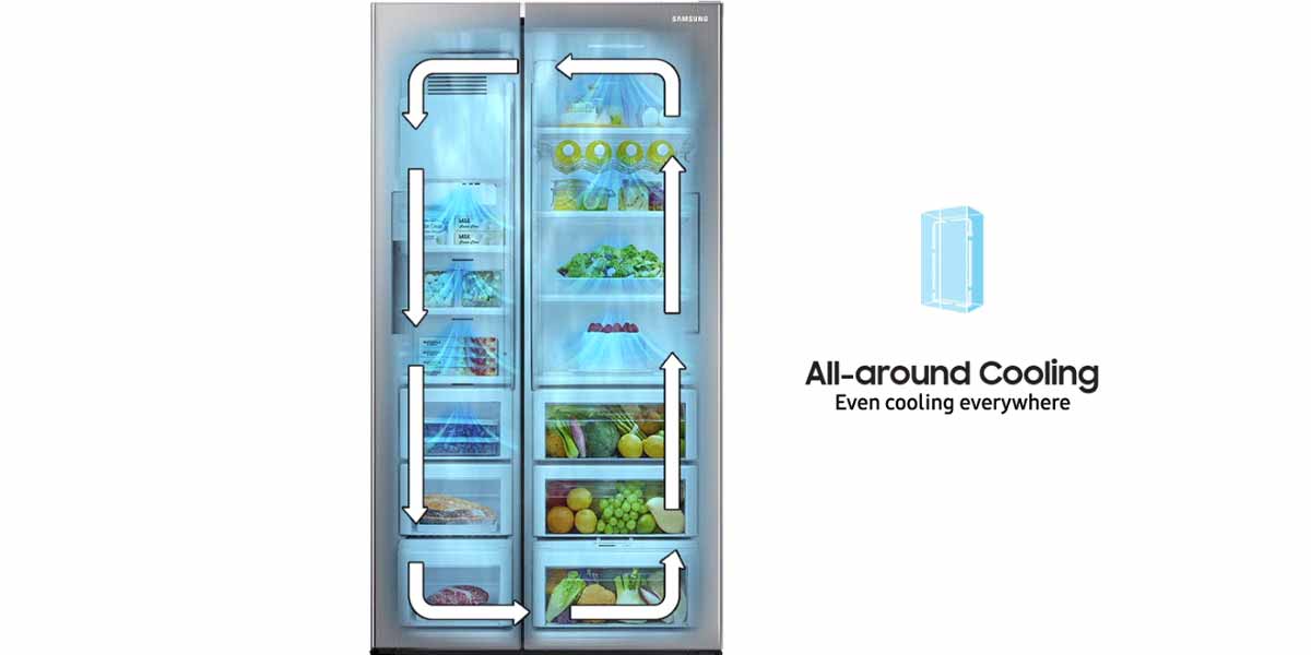samsung Refrigerator Freezer RS50N3913BC/EU